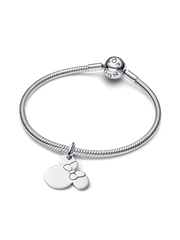 Disney Minnie Mouse Engravable Dangle Charm - Sterling silver