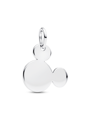 Disney Mickey Mouse Engravable Dangle Charm - Sterling silver
