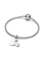 Disney Mickey Mouse Engravable Dangle Charm - Sterling silver