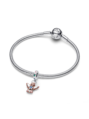 Gingerbread Angel Dangle Charm - Sterling silver