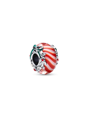 Candy Murano Glass Charm - Sterling silver