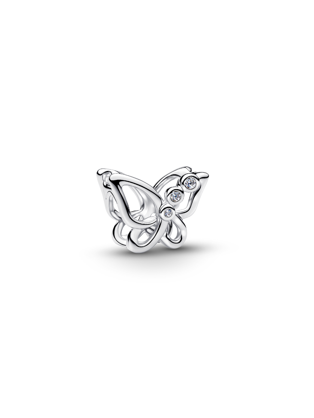 Butterfly Openwork Charm - Sterling silver