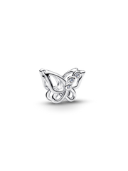 Butterfly Openwork Charm - Sterling silver