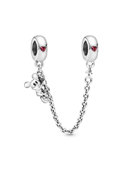 FINAL SALE - Disney Climbing Mickey Mouse Safety Chain - Sterling silver