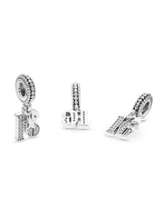 16th Celebration Charm - Sterling silver