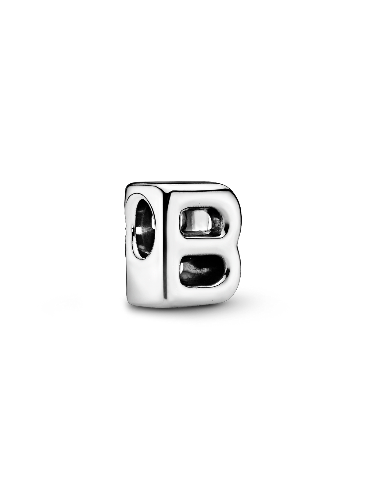 Letter B Alphabet Charm - Sterling silver