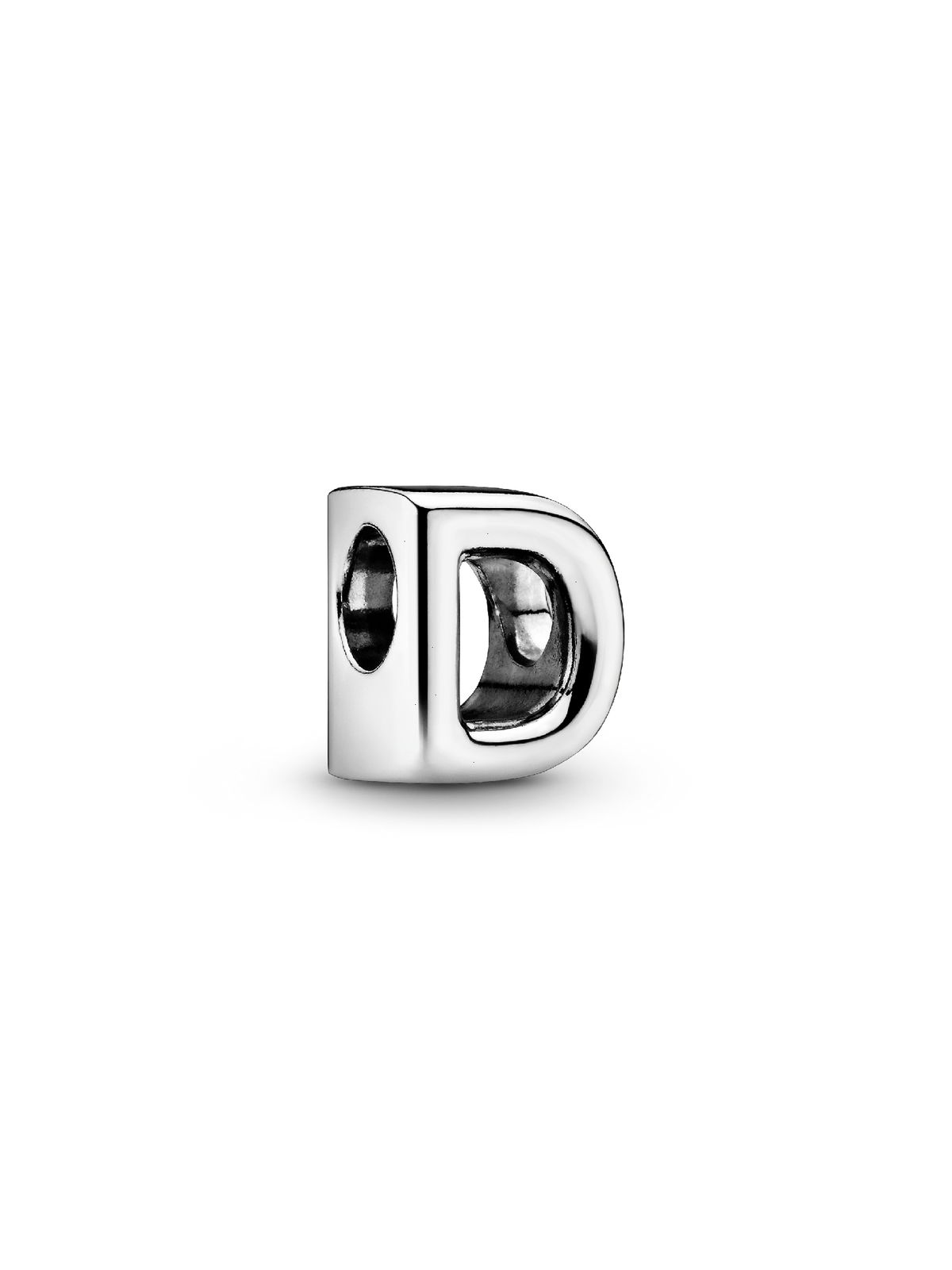 Letter D Alphabet Charm - Sterling silver