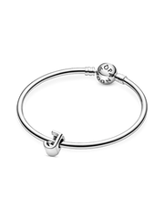 Letter J Alphabet Charm - Sterling silver