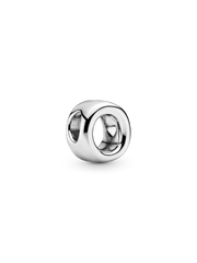 Letter O Alphabet Charm - Sterling silver