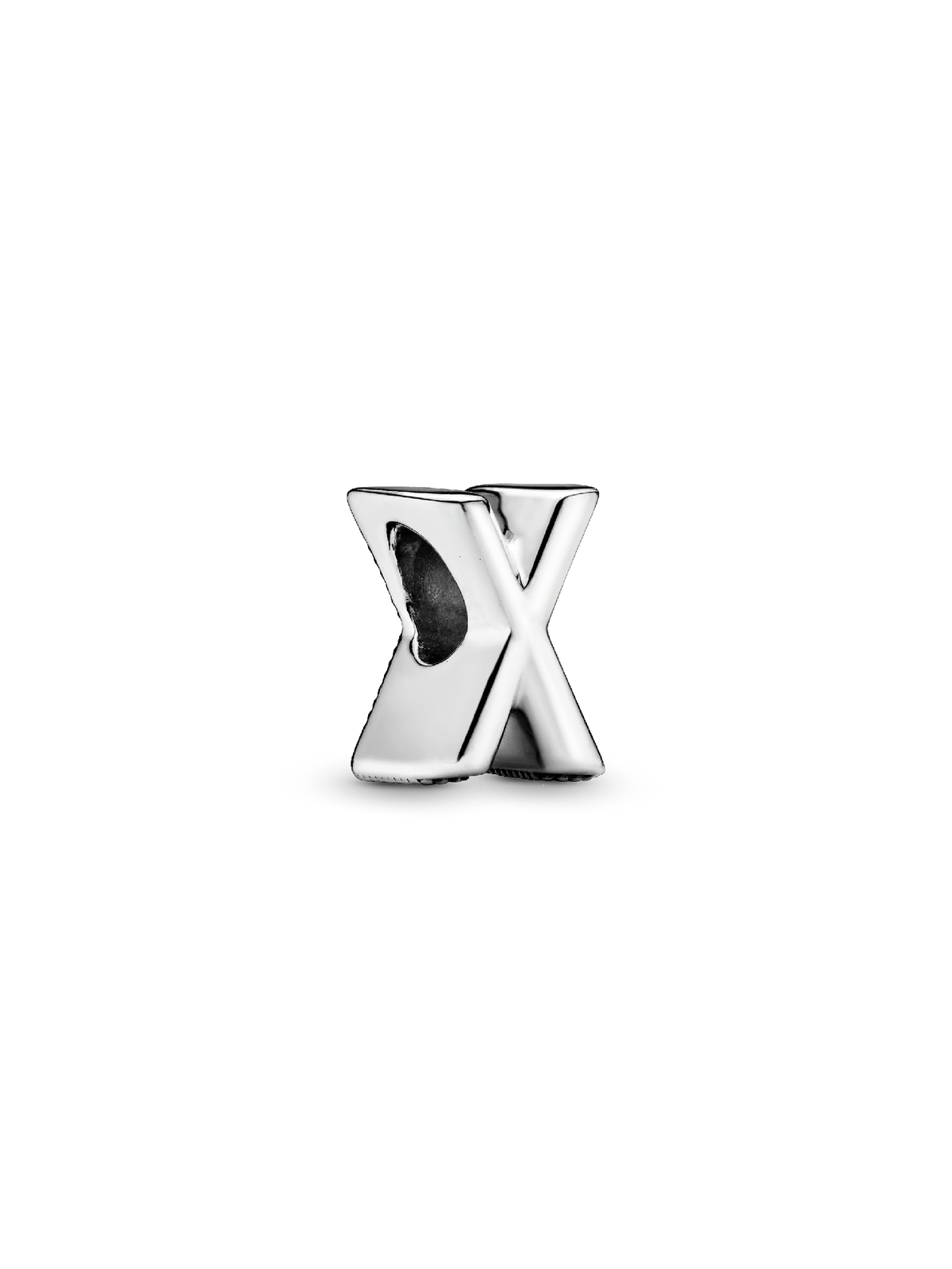 Letter X Alphabet Charm - Sterling silver