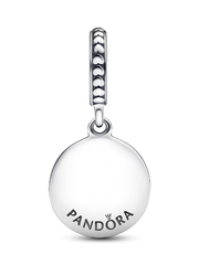 Friends Are Family Dangle Charm - Sterling silver