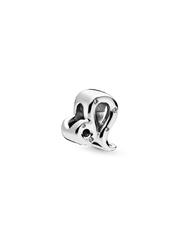 Sparkling Leo Zodiac Charm - Sterling silver