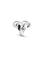 Sparkling Aries Zodiac Charm - Sterling silver