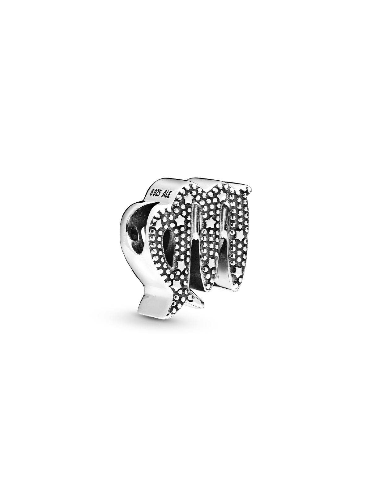Sparkling Virgo Zodiac Charm - Sterling silver
