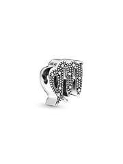 Sparkling Virgo Zodiac Charm - Sterling silver
