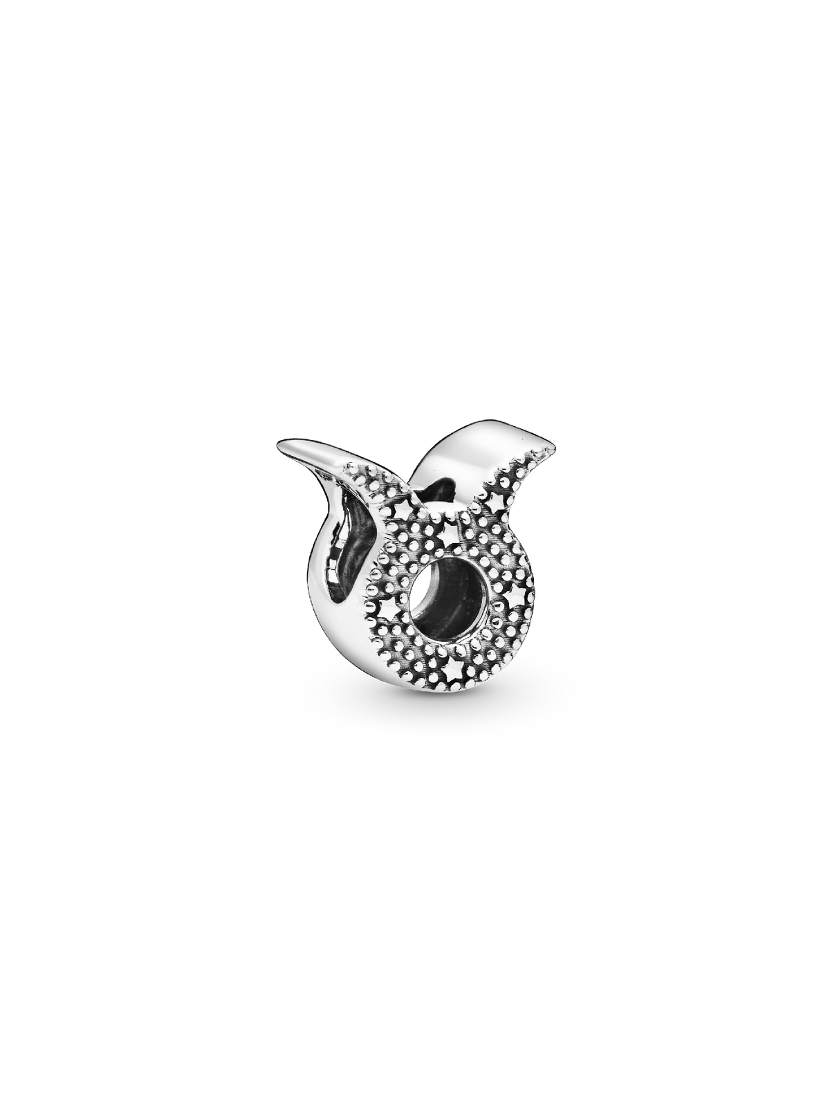 Sparkling Taurus Zodiac Charm - Sterling silver
