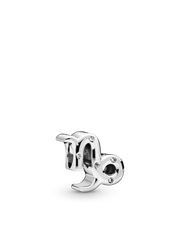 Sparkling Capricorn Zodiac Charm - Sterling silver