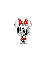 Disney Minnie Mouse Dotted Dress & Bow Charm - Sterling silver