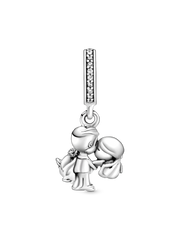 Married Couple Dangle Charm - Sterling silver