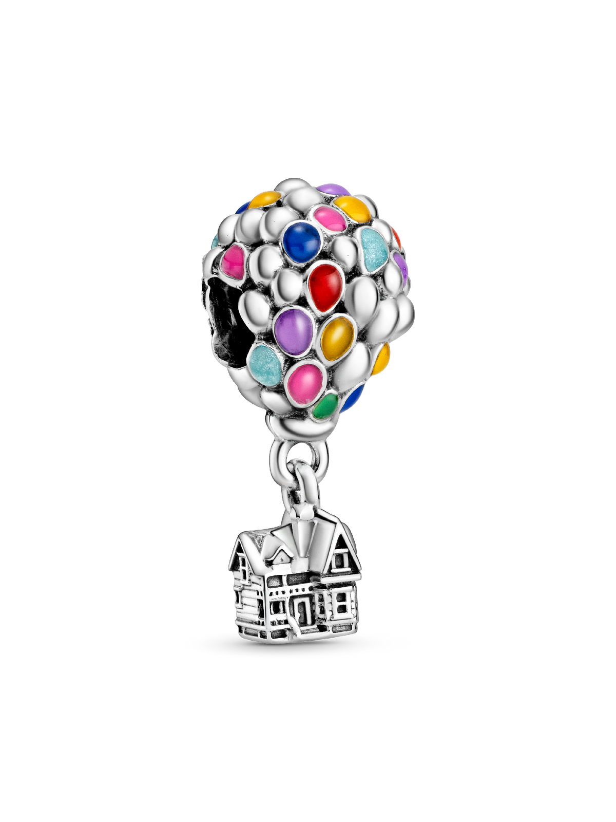 Disney Pixar Up House & Balloons Charm - Sterling silver