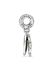 Disney Beauty and the Beast Dancing Dangle Charm - Sterling silver