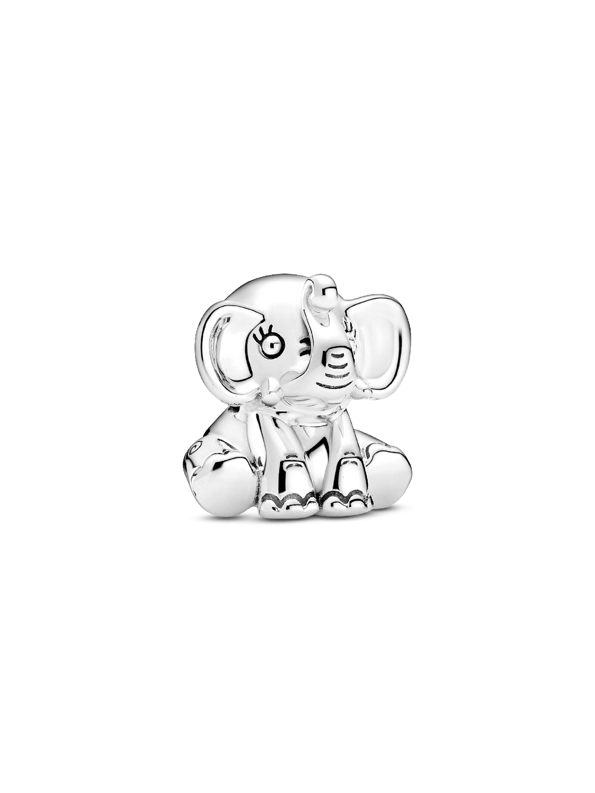 Ellie the Elephant Charm - Sterling silver