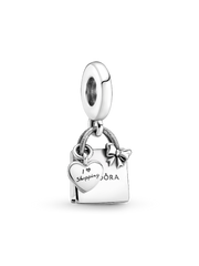 Pandora Shopping Bag Dangle Charm - Sterling silver