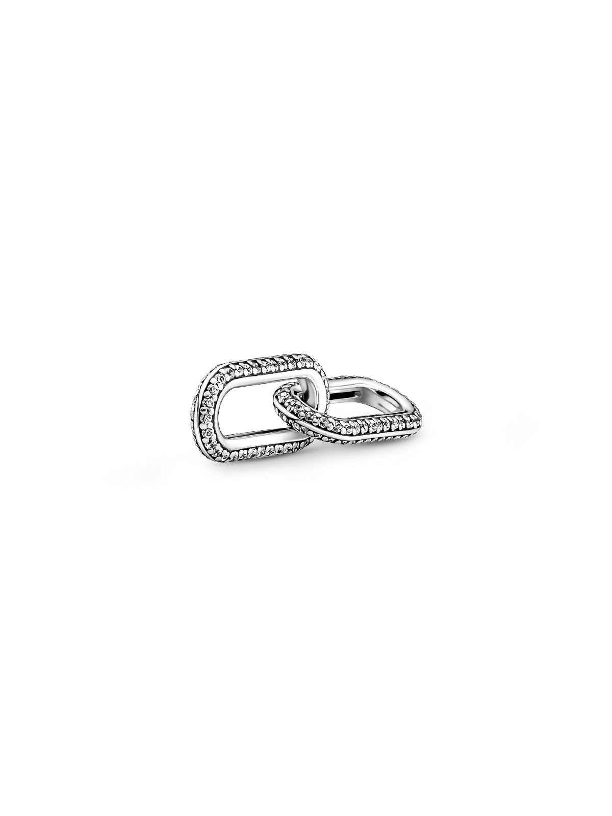 Pandora ME Styling Pavé Double Link - Sterling silver