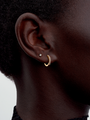 Pandora Era Lab-grown Diamond Stud Earrings 14K Gold - 0.05 ct TW, 14k gold