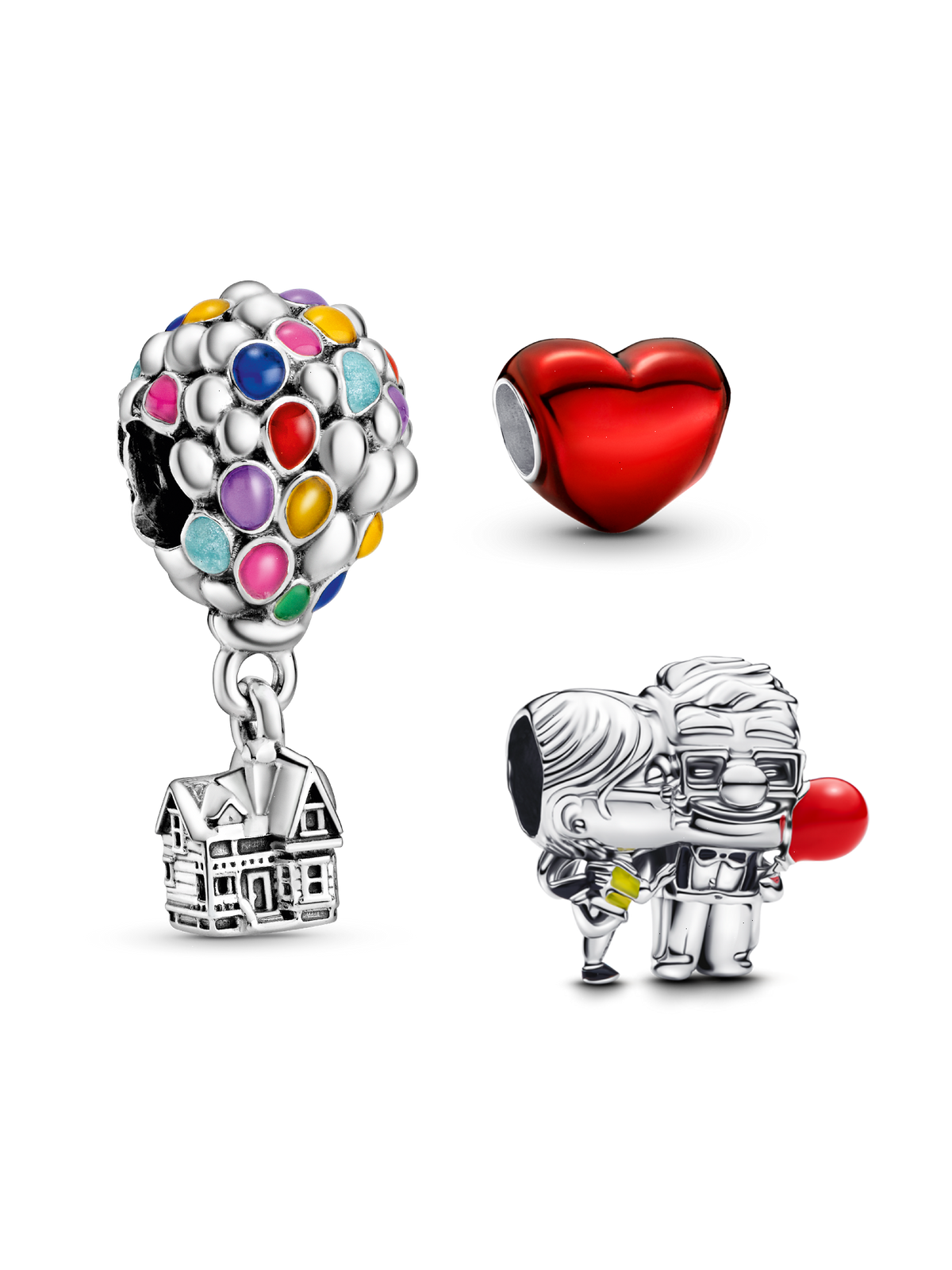 Disney Pixar Charm Trio - Sterling silver