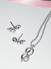 Infinity Knot Jewelry Giftset - Sterling silver