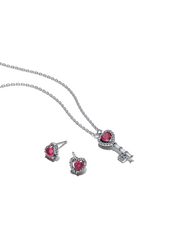 Elevated Heart Key Jewelry Gift Set - Sterling silver