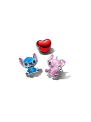 Stitch Valentines Charm Gift Set - Sterling silver