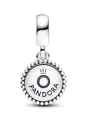 Sugar Skull Dangle Charm - Sterling silver