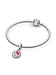 Te Amo Dangle Charm - Sterling silver
