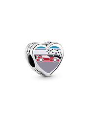 Indiana Heart Charm - Sterling silver