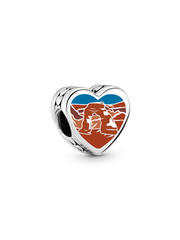 Utah Heart Charm - Sterling silver