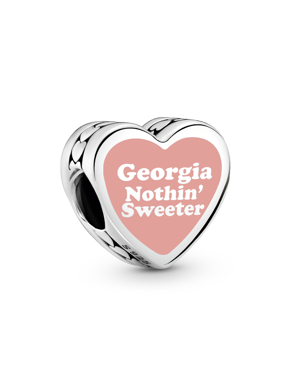 Georgia Nothin Sweeter Heart Charm - Sterling silver