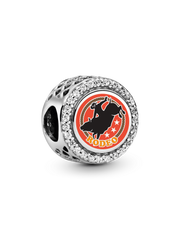 Rodeo Bucking Bull Charm - Sterling silver