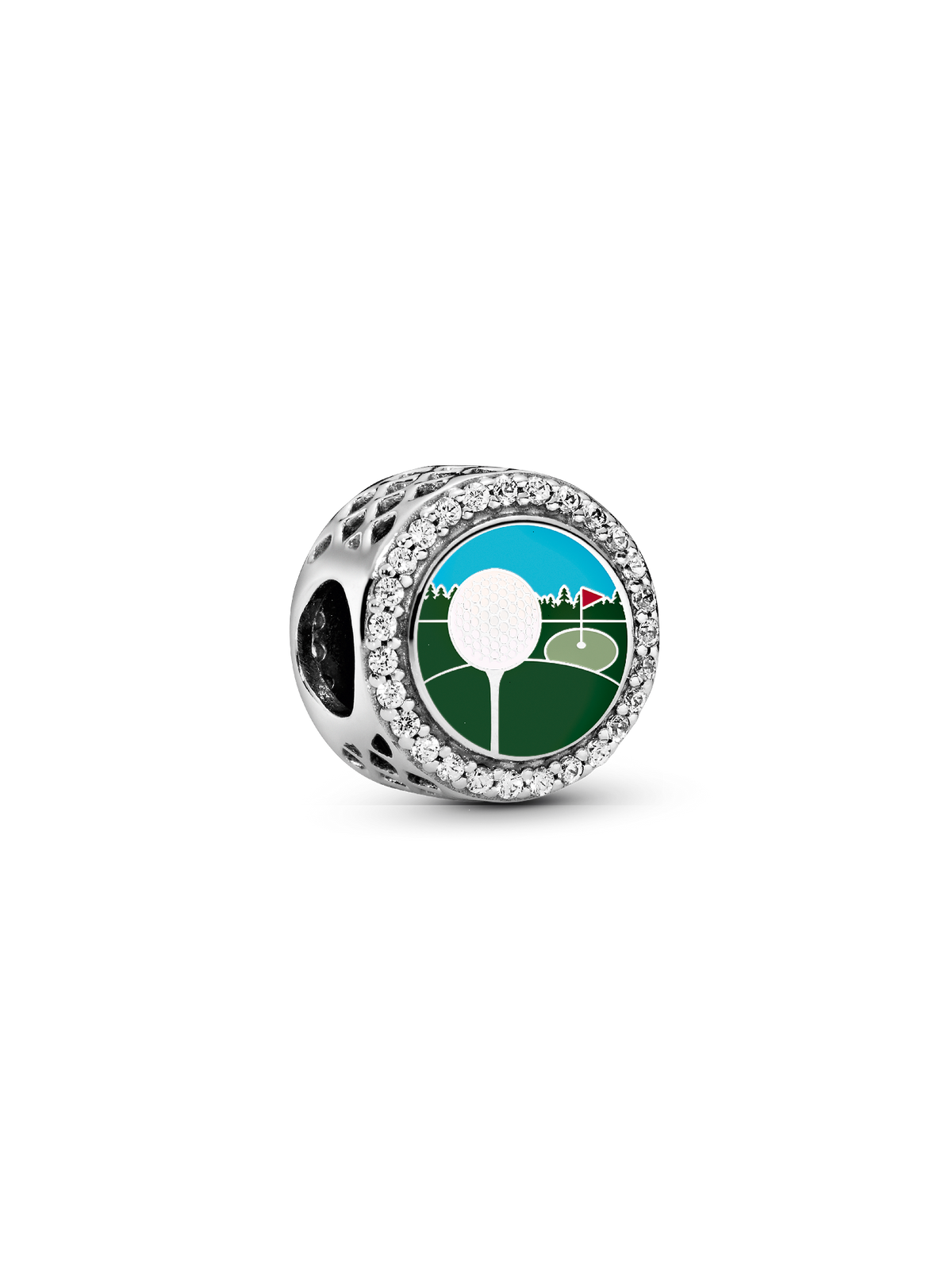 Golf Charm - Sterling silver