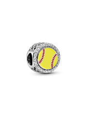 Softball Charm - Sterling silver