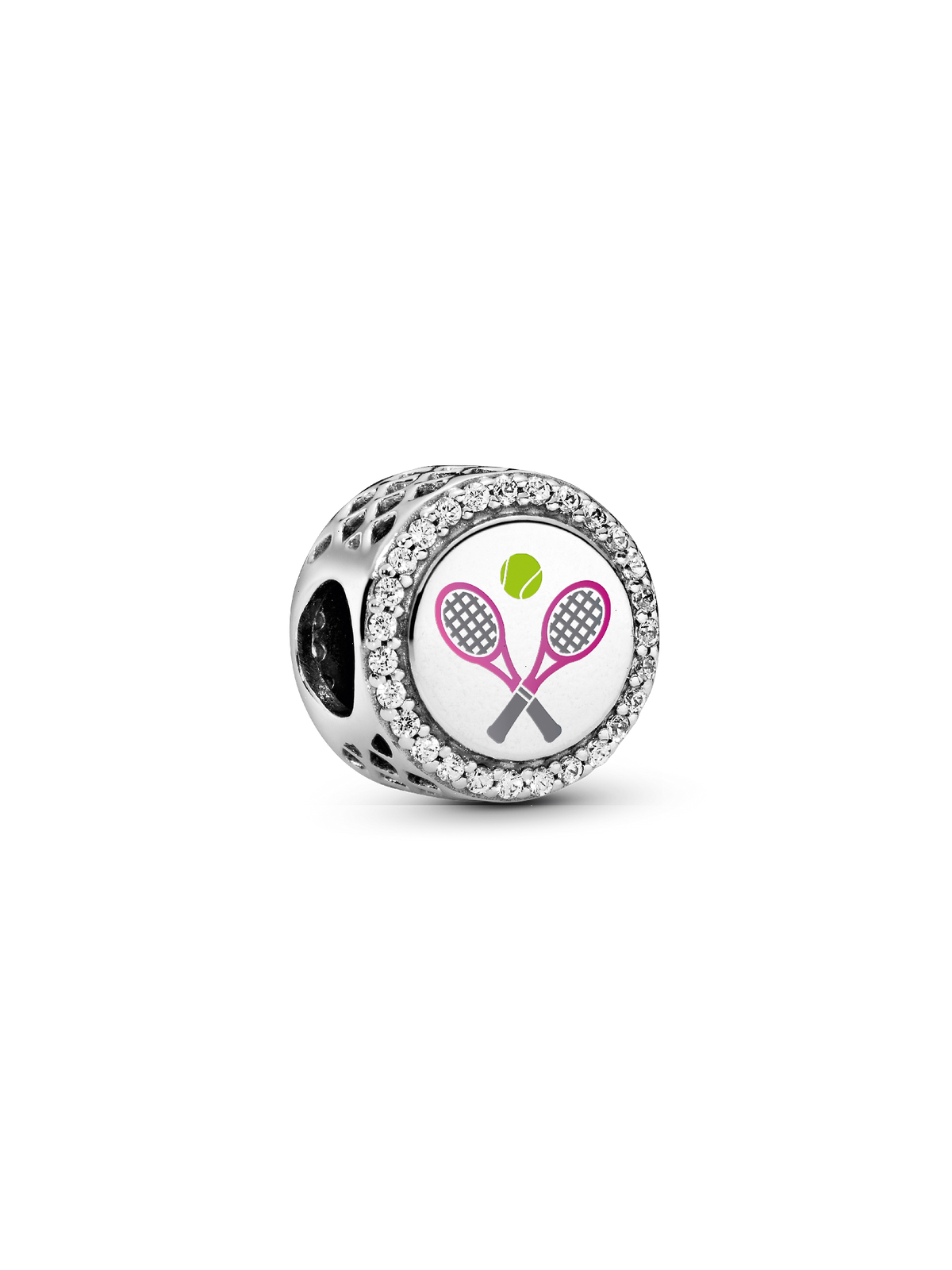 Tennis Charm - Sterling silver