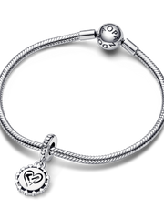 Hair Stylist Dangle Charm - Sterling silver