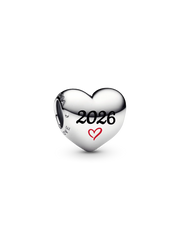 2026 Heart Charm - Sterling silver