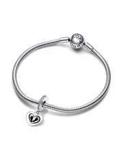 Footprint Dangle Charm - Sterling silver