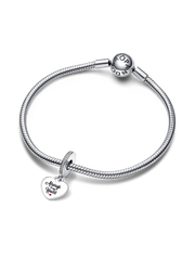 Always In My Heart Dangle Charm - Sterling silver