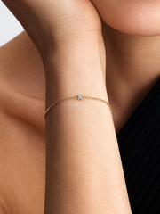 Pandora Era Lab-Grown Diamond Bracelet - 0.05 ct TW, 14k gold