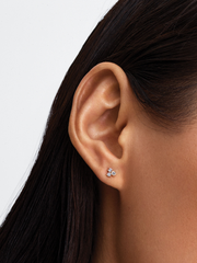 Pandora Era Lab-Grown Diamond Cluster Stud Earrings - 0.19 ct TW, 14k gold