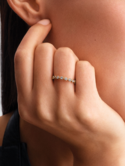 Pandora Era Bezel Lab-Grown Diamond Eternity Ring - 0.70 ct TW, 14k gold