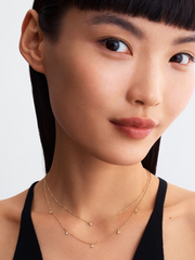 Pandora Era Lab-Grown Diamond Pendant Necklace - 0.05 ct TW, 14k gold